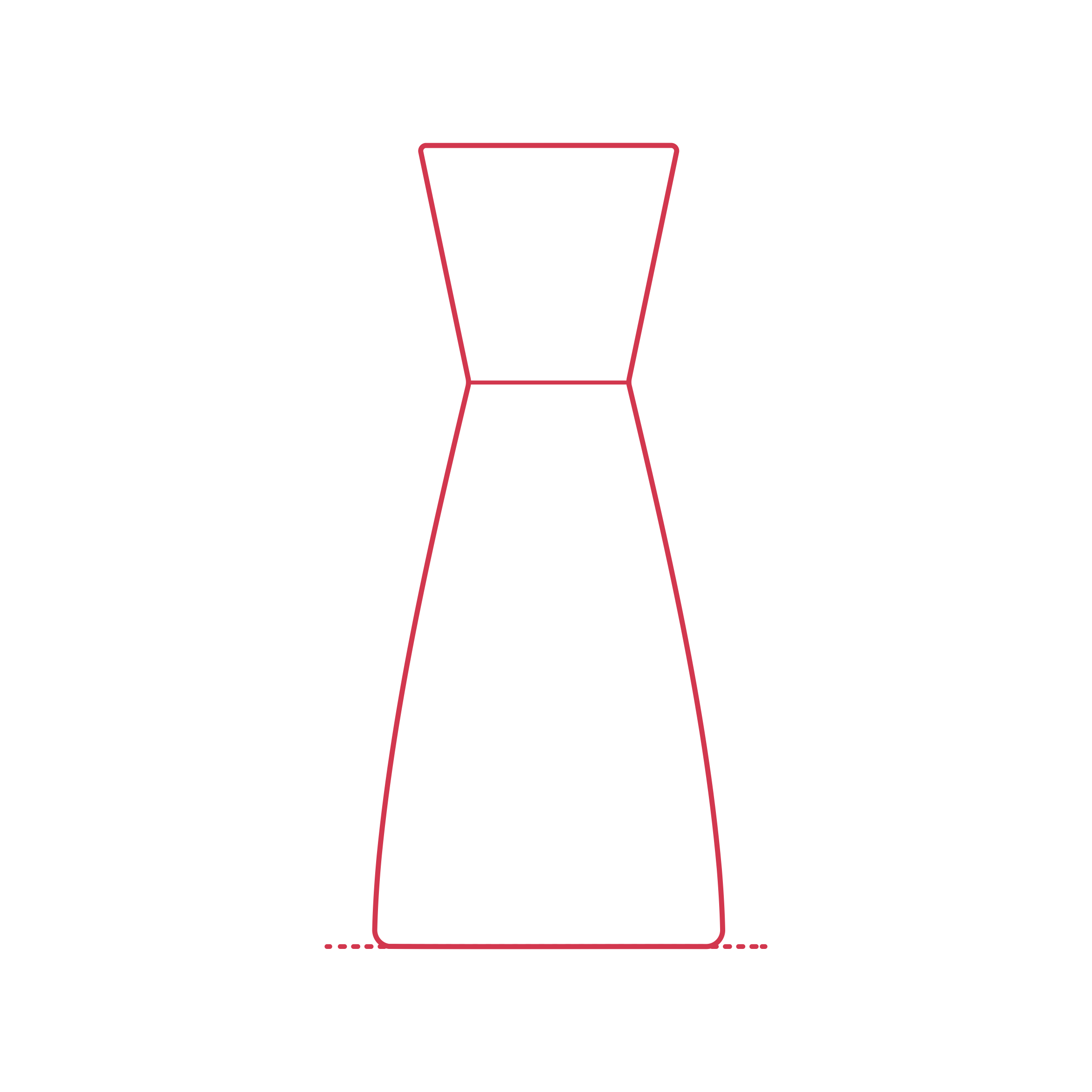 Objects Decorative Vases Pieces Vase Tall Stencil Svg Design File Free Vectors